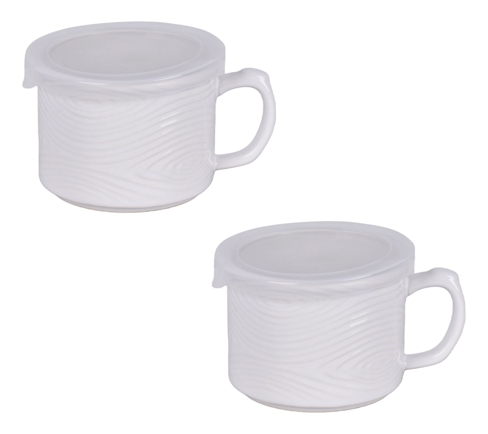 "As Is" Temp-tations Set of (2) 16-oz Seal the Meal Mugs