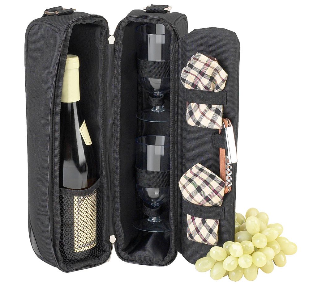 Picnic at Ascot Deluxe Insulated Wine Tote for