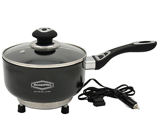 RoadPro 12-Volt Portable Saucepan with NonstickSurface