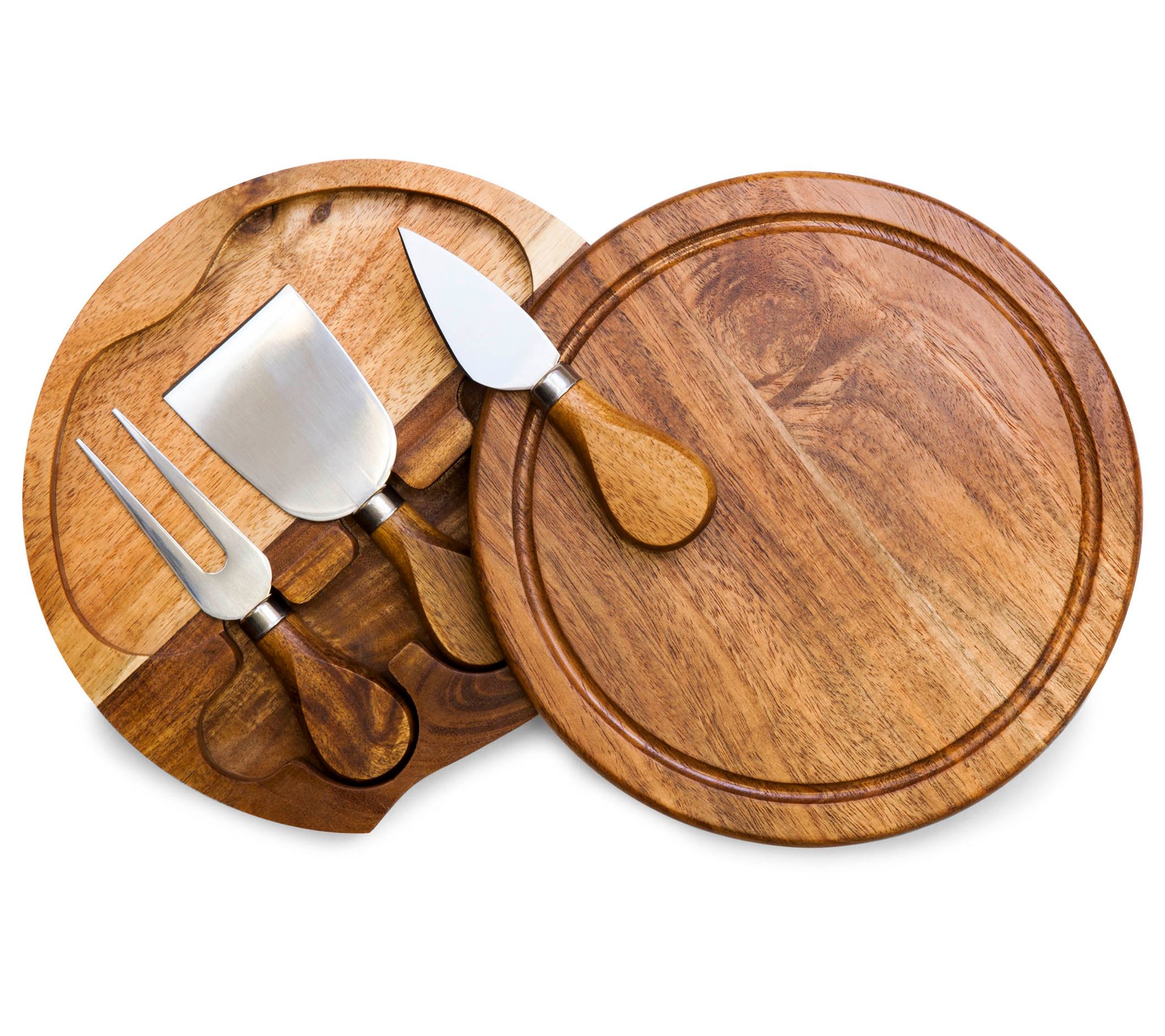 Delio Acacia Cheese Cutting Board & Tools Set