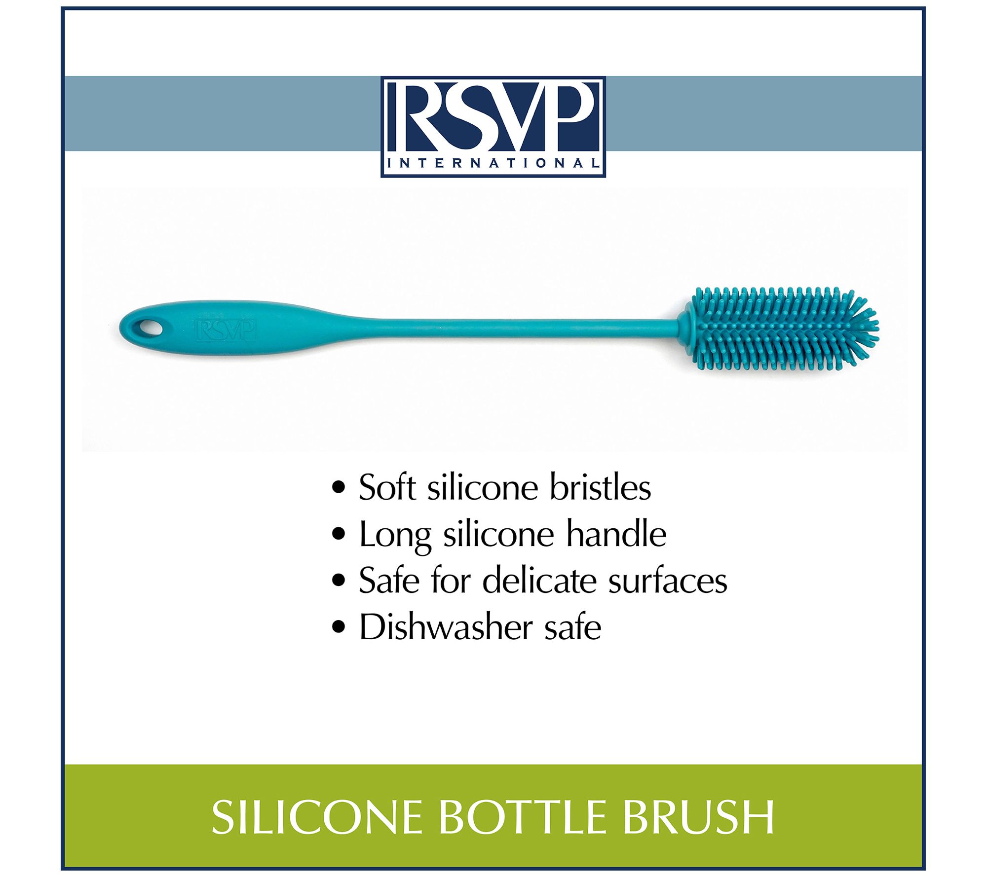 RSVP Silicone Dish Brush - Kitchen & Company
