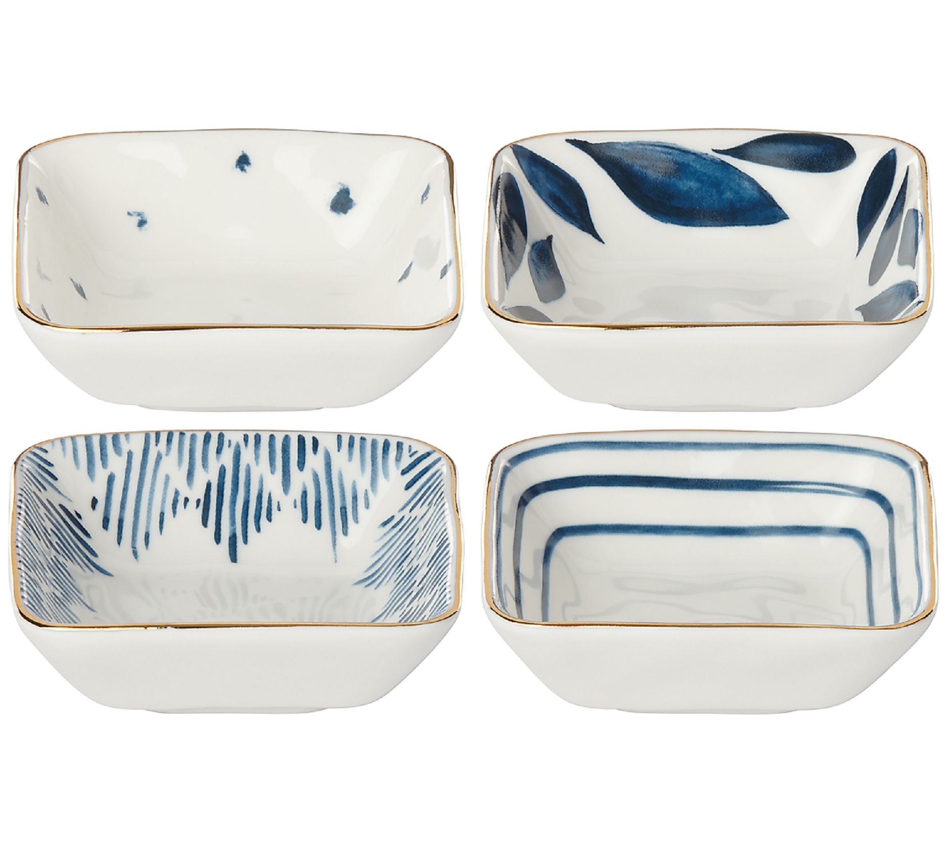 Lenox 4-Piece Blue Bay Stacking Dip Bowl Set