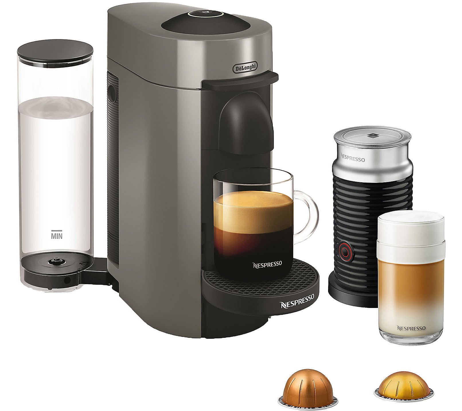 jævnt flyde Stænke Nespresso Vertuo Plus Coffee Machine w/ Frother by DeLonghi - QVC.com