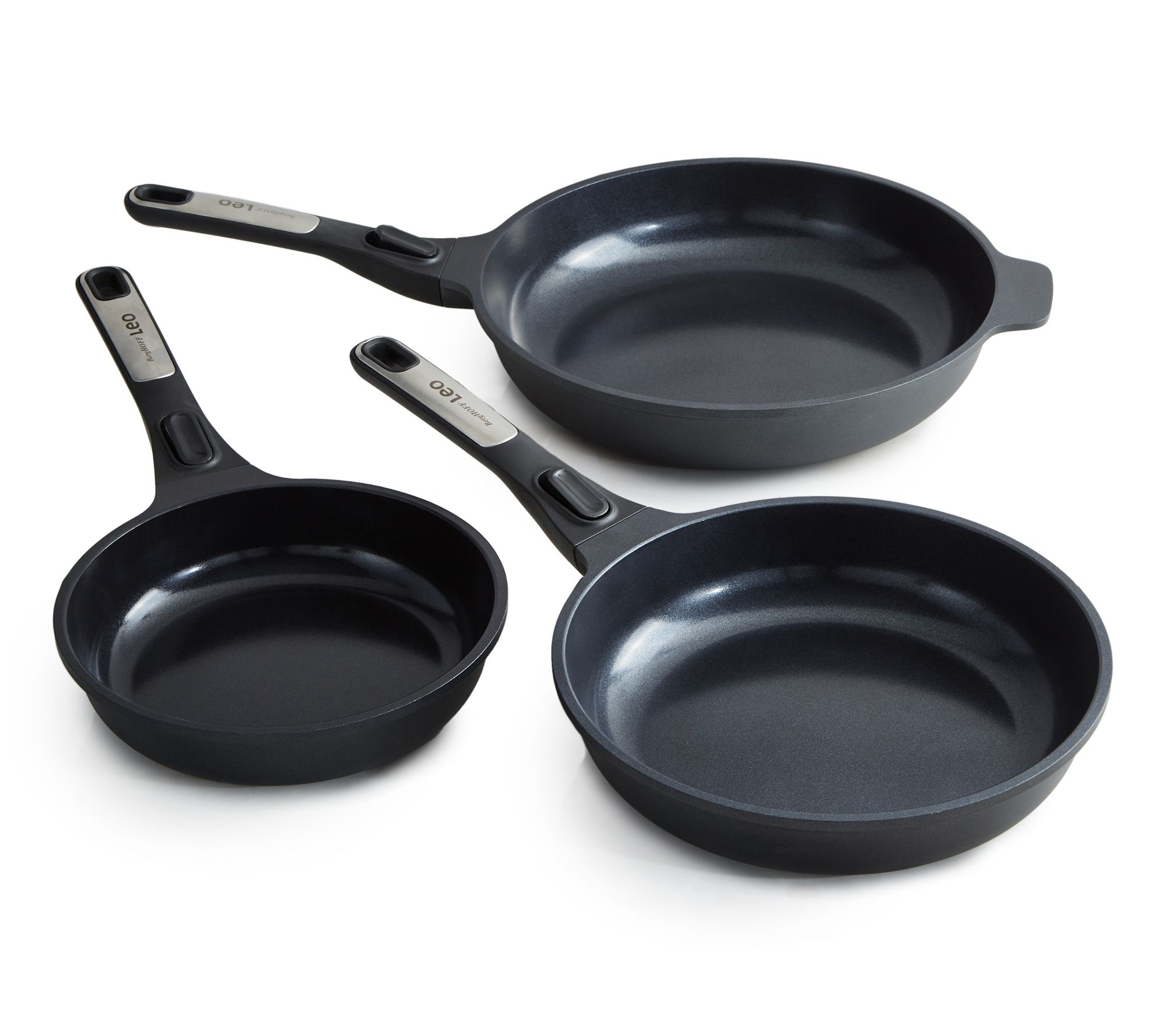 BergHOFF Phantom 3-Pc Nonstick Ceramic Fry PanSet, Recycled
