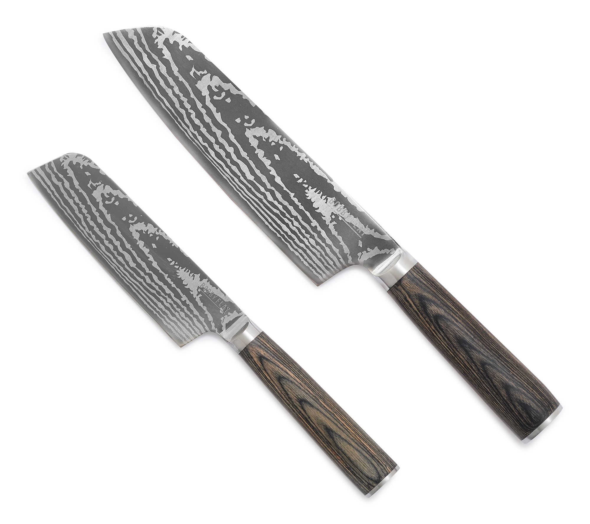 Bobby Flay by GreenPan Stainless Steel 4 PC Santoku Knife Set
