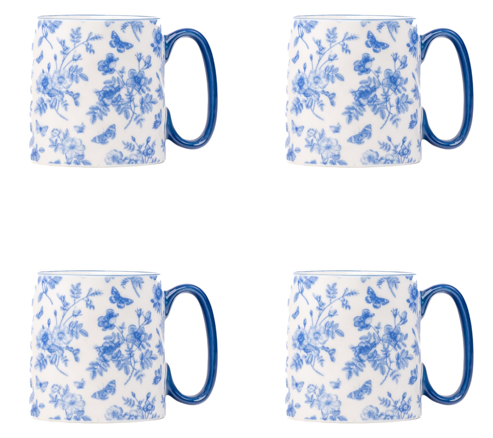 10 Strawberry Street Set of 4 Bella Mug