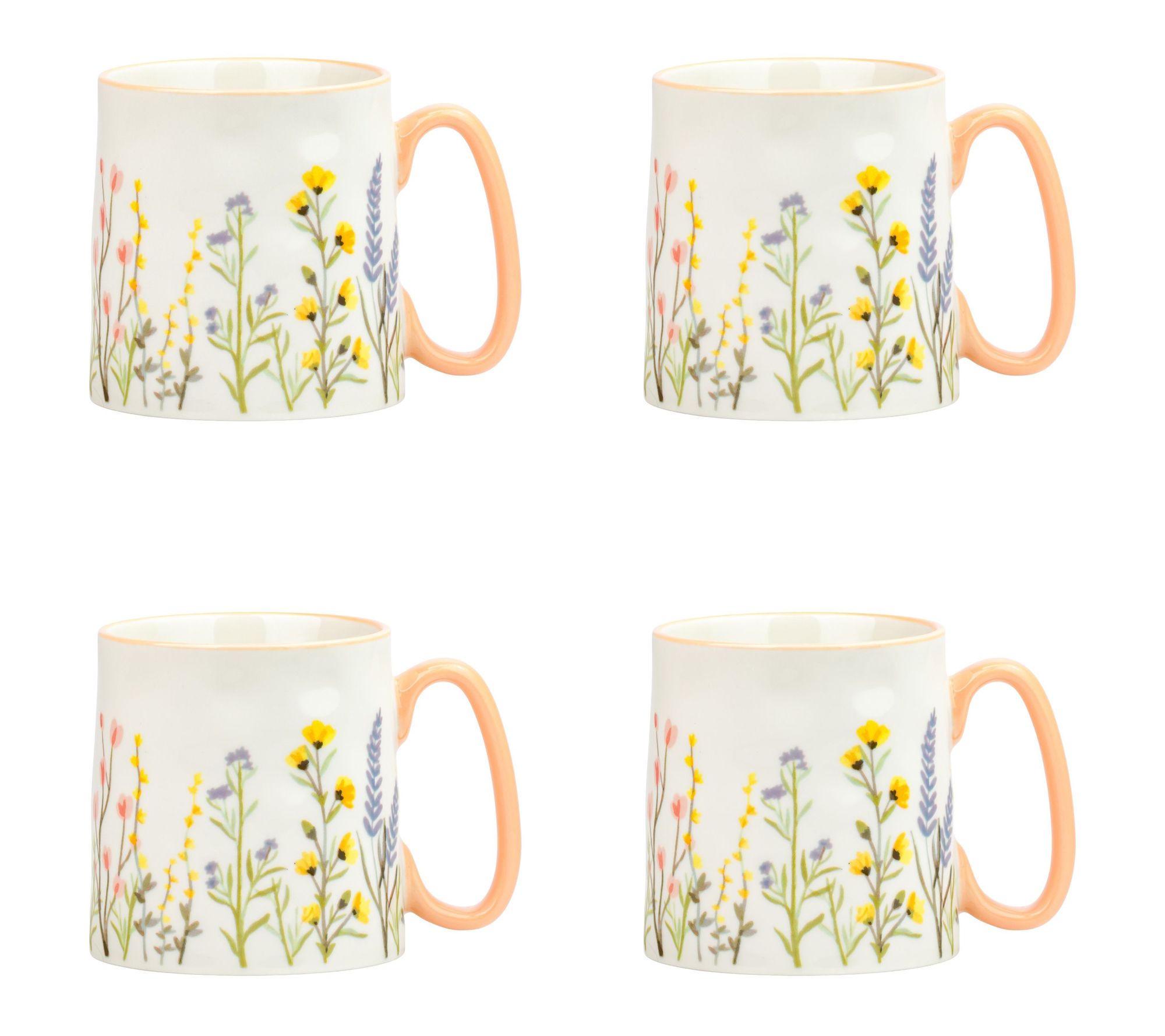 10 Strawberry Street Set of 4 Bella Mug