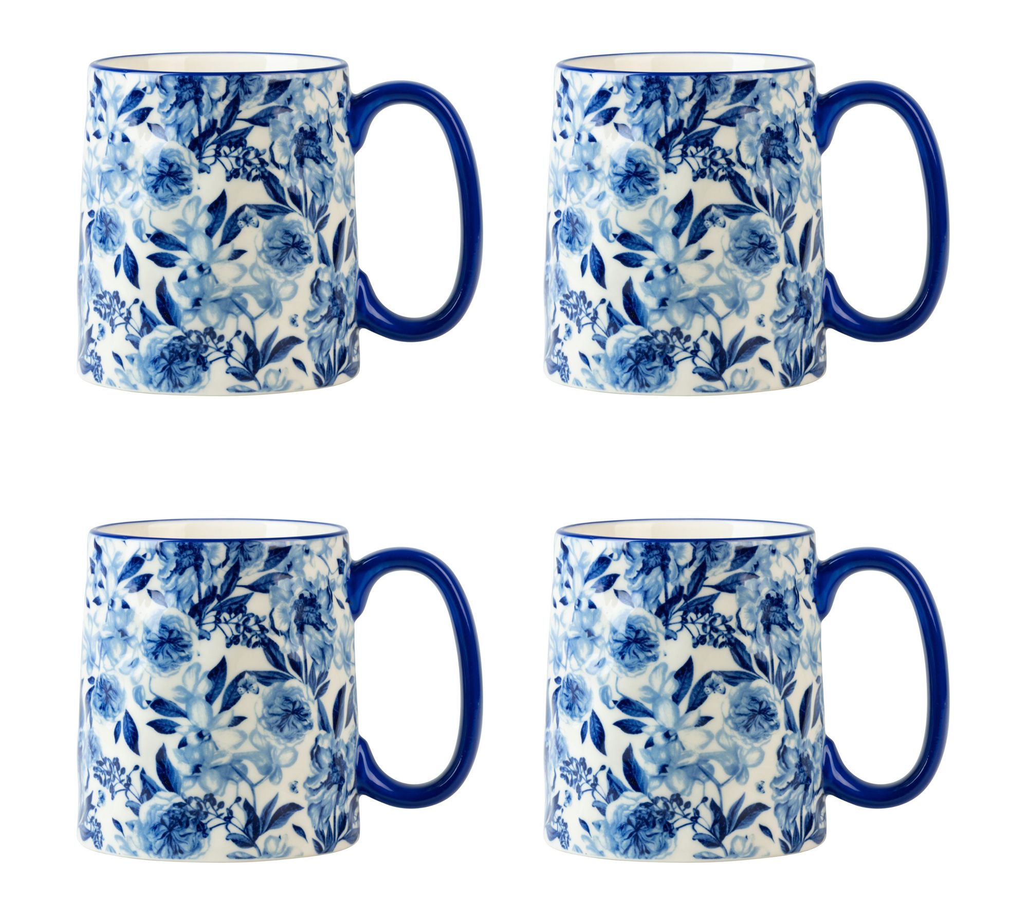 10 Strawberry Street Set of 4 Bella Mug