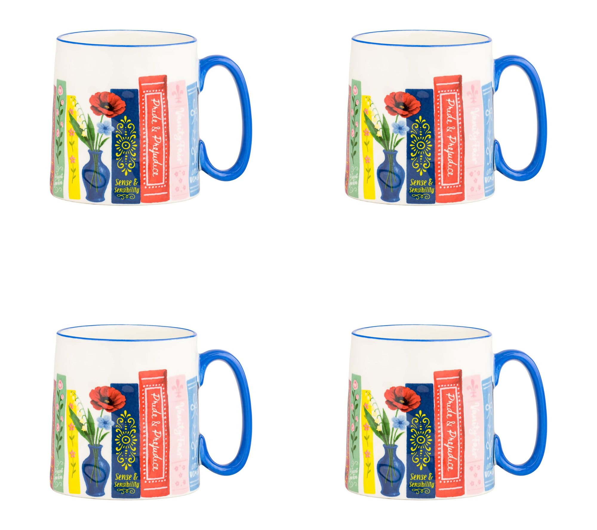 10 Strawberry Street Set of 4 Bella Mug