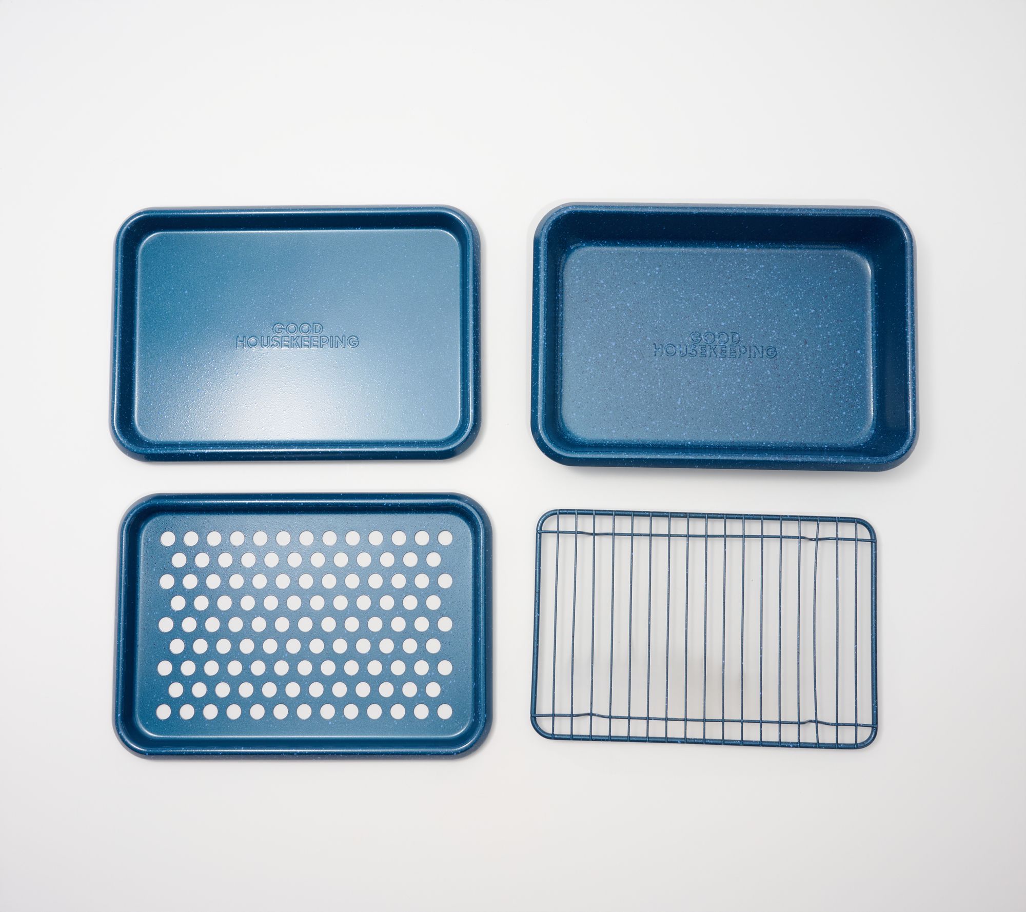 Good Housekeeping 4-Pc Mini Baking Sheet & Crisper Set
