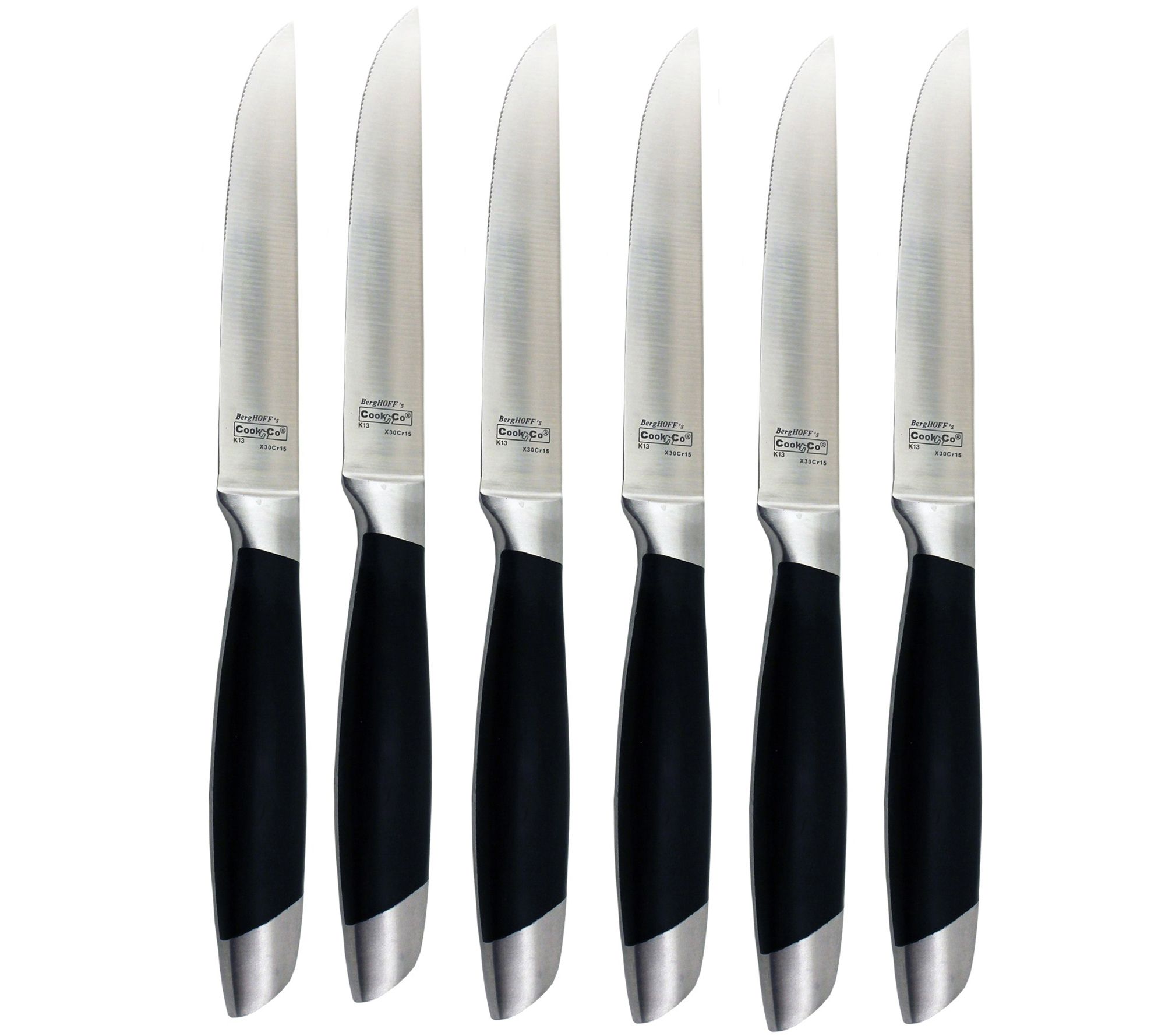 BergHOFF Geminis 6-Piece Steak Knife Set - QVC.com