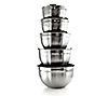 MegaChef 5-Piece Stackable Mixing Bowl Set withLids