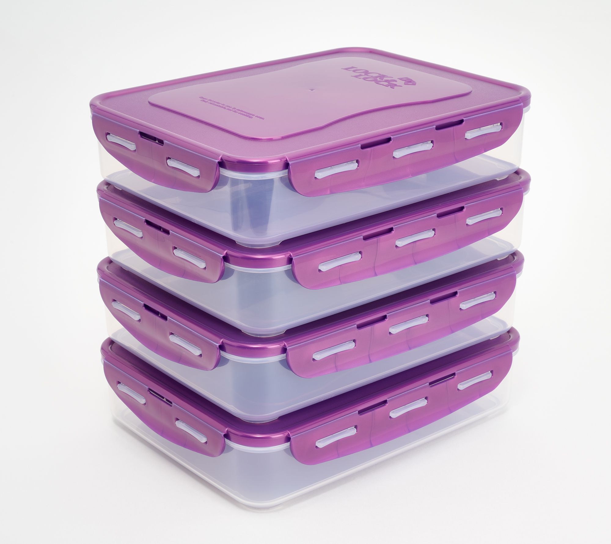 LocknLock Set of (4) Rectangle Storage Set