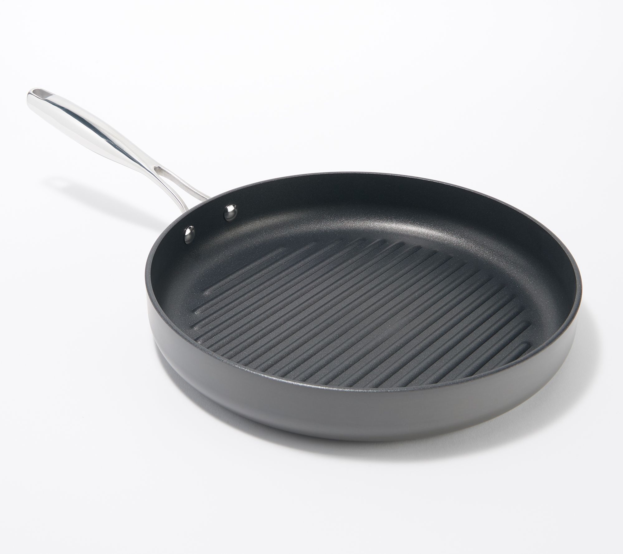 NutriChef Nonstick Stove Top Grill Pan 11 Hard Anodized Nonstick