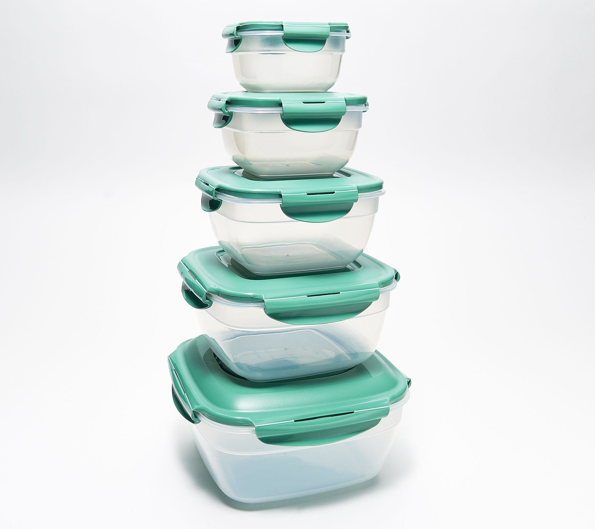 LocknLock 10-Piece Nestable Zen Containers with Handle Lids 