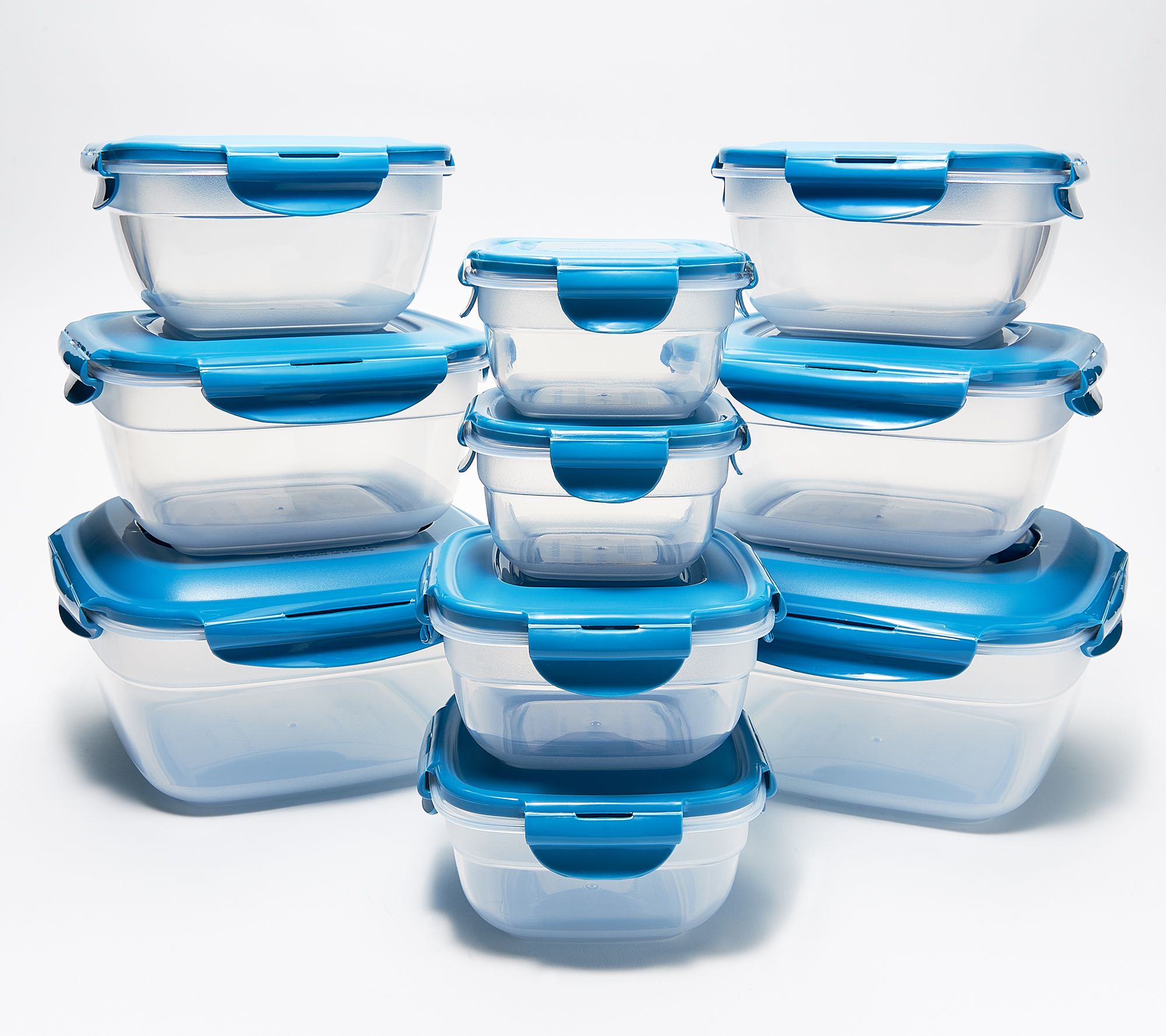 LocknLock 10-Piece Nestable Zen Containers with Handle Lids 