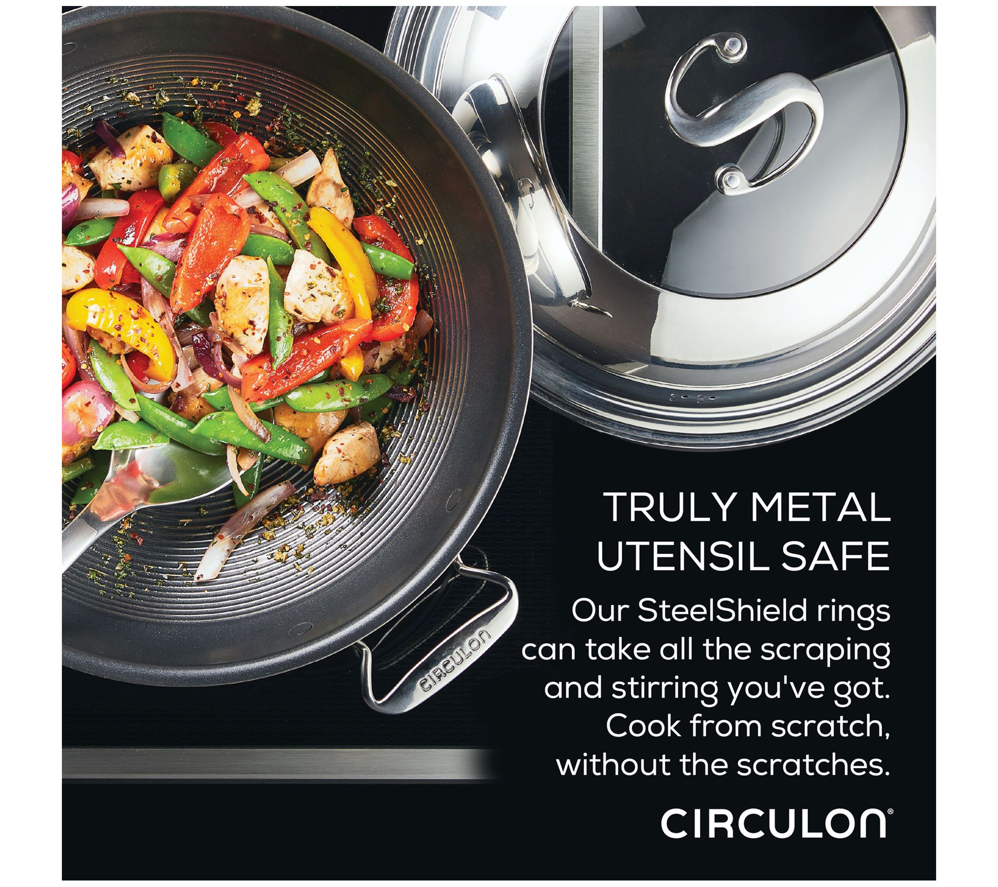 Circulon Steelshield C-series 10pc Clad Tri-ply Nonstick Cookware