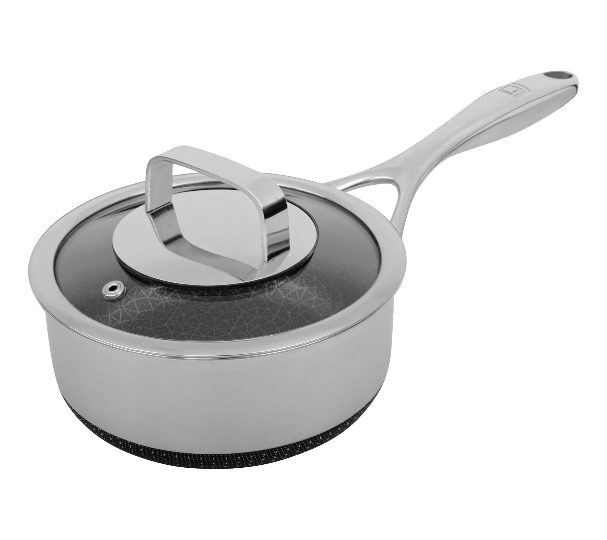 Livwell DiamondClad 1.5 Qt Hybrid Nonstick Saucepan with Lid