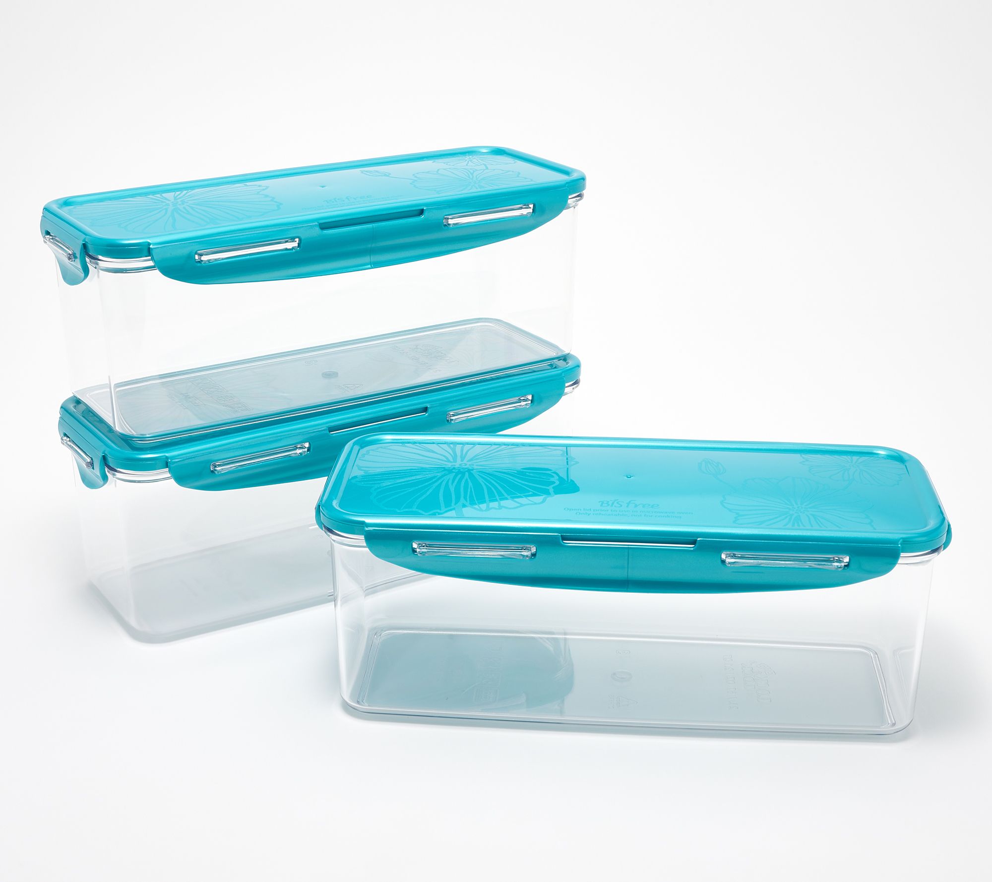 LocknLock Set of (3) 8.5-Cup Tritan Refrigerator Storage Set