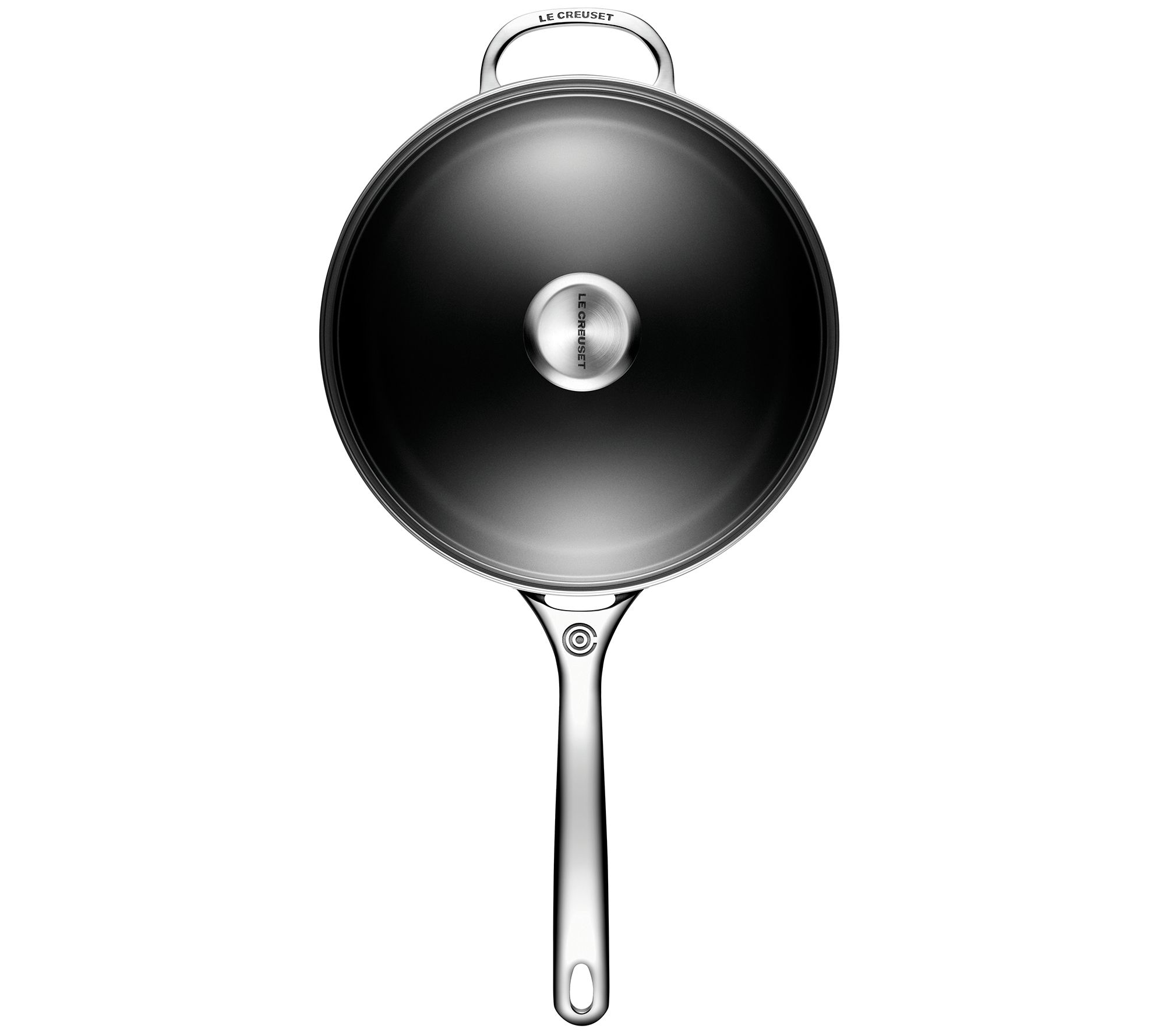 Le Creuset Nonstick 4.25-qt Saute Pan with Glass Lid - QVC.com