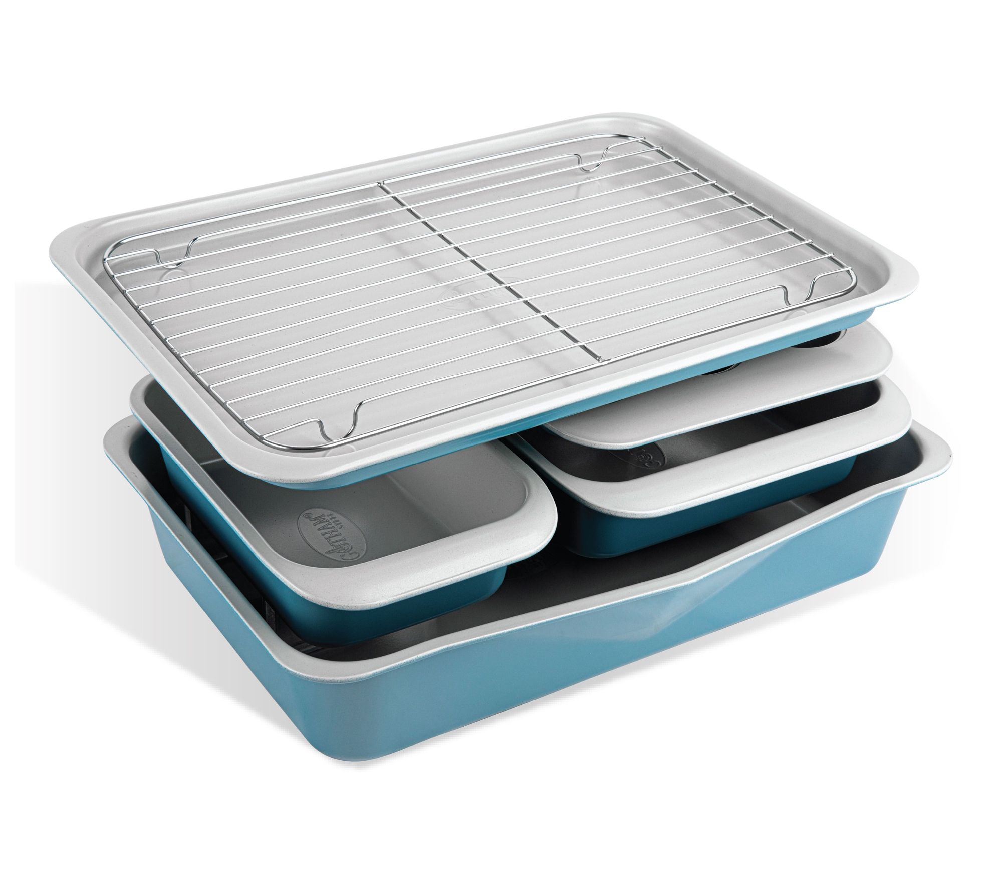 Gotham Steel 6 Piece Stackable Nonstick Bakeware Set