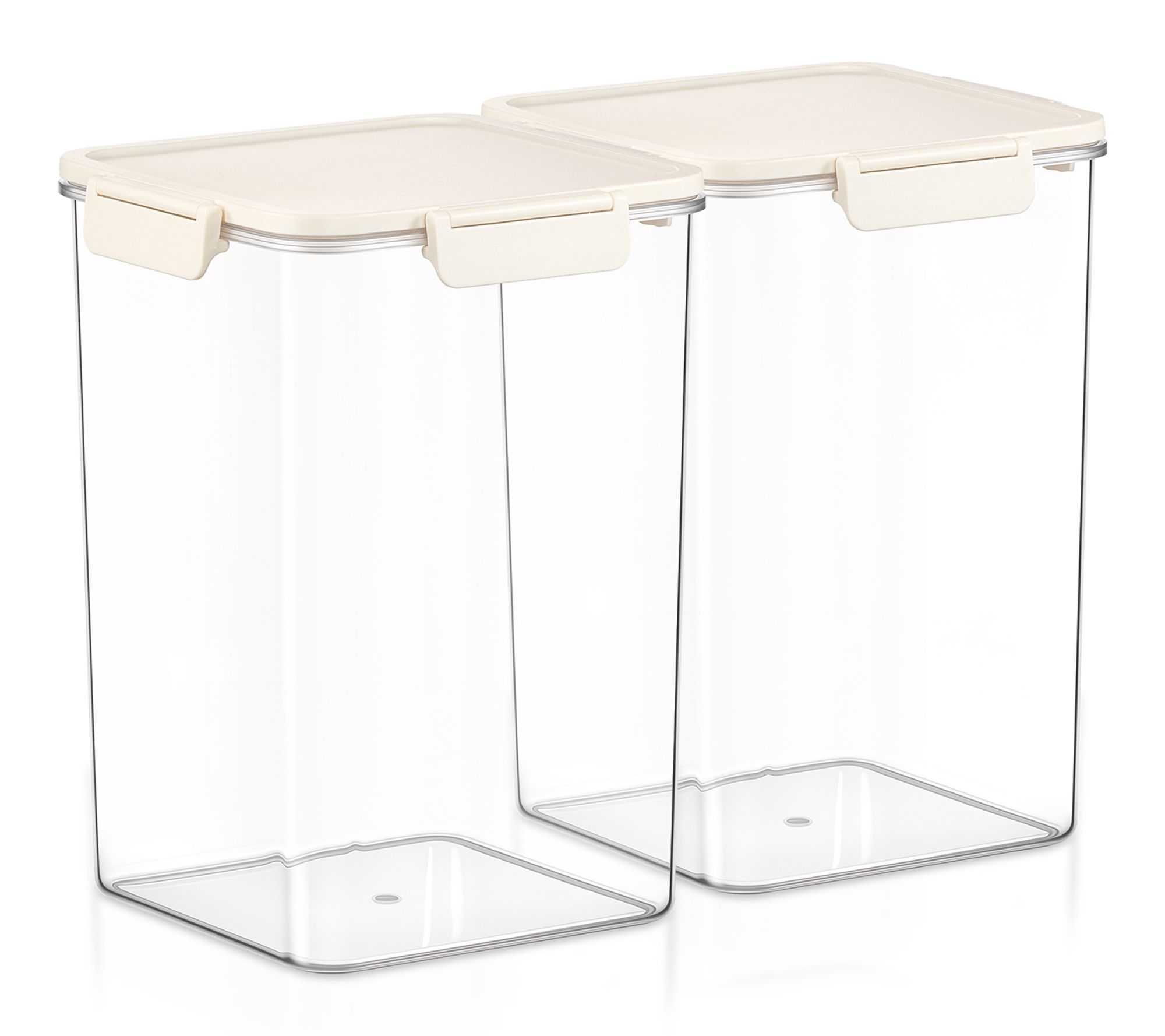 Sorbus Airtight Plastic Food Container, Tall Square 9.45" -2Pk