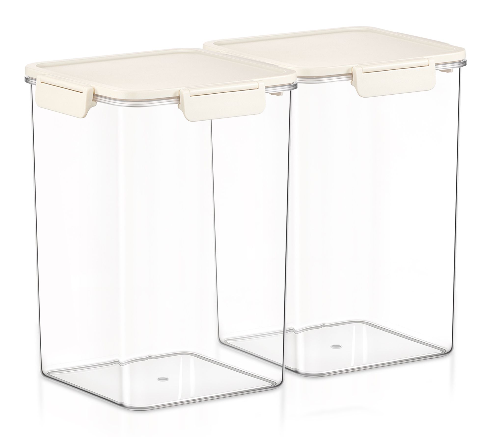 Sorbus Airtight Plastic Food Container, Tall Square 9.45" -2Pk