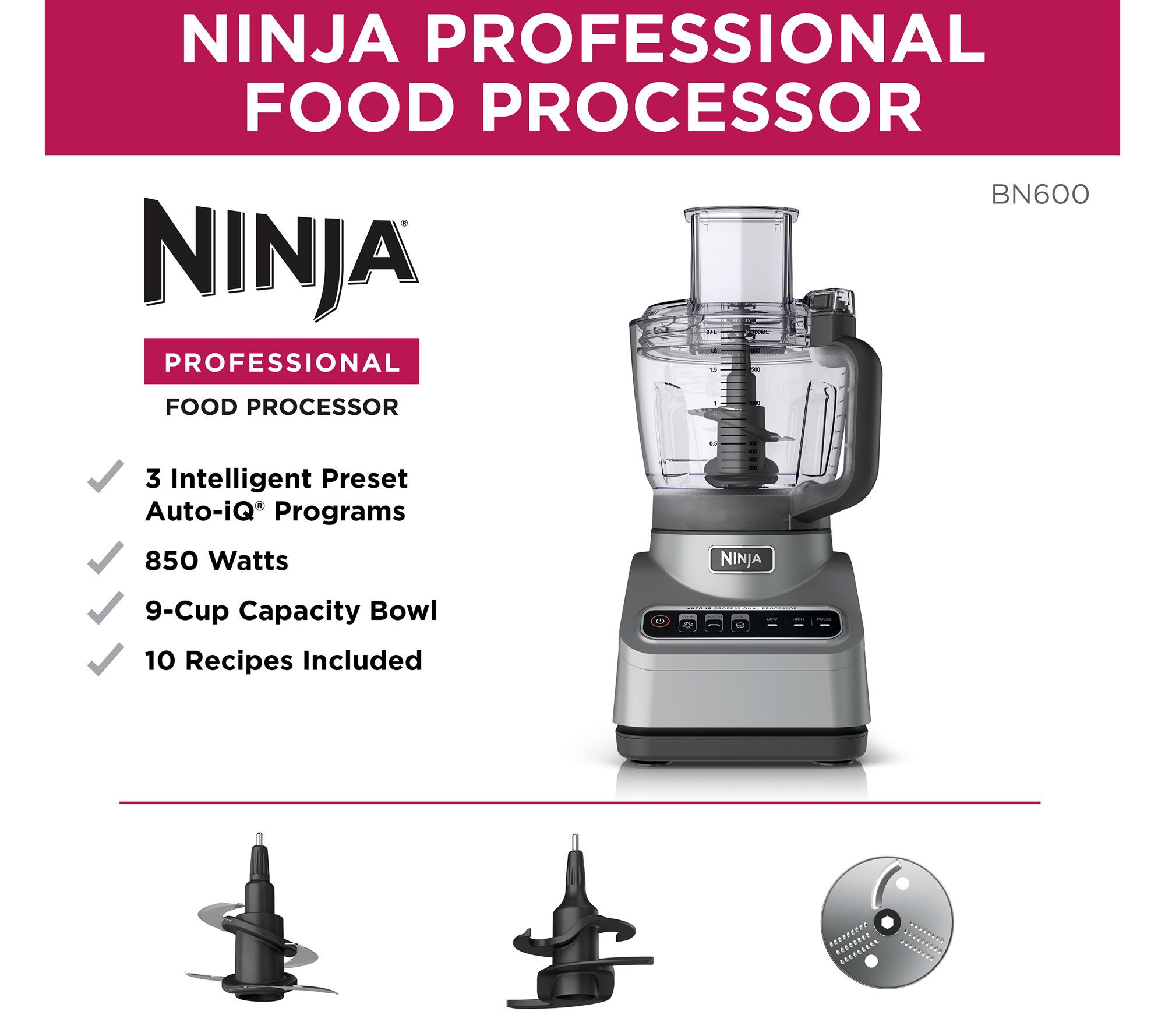 Ninja Professional Plus 9-Cup Food Processor - Dazey's Supply