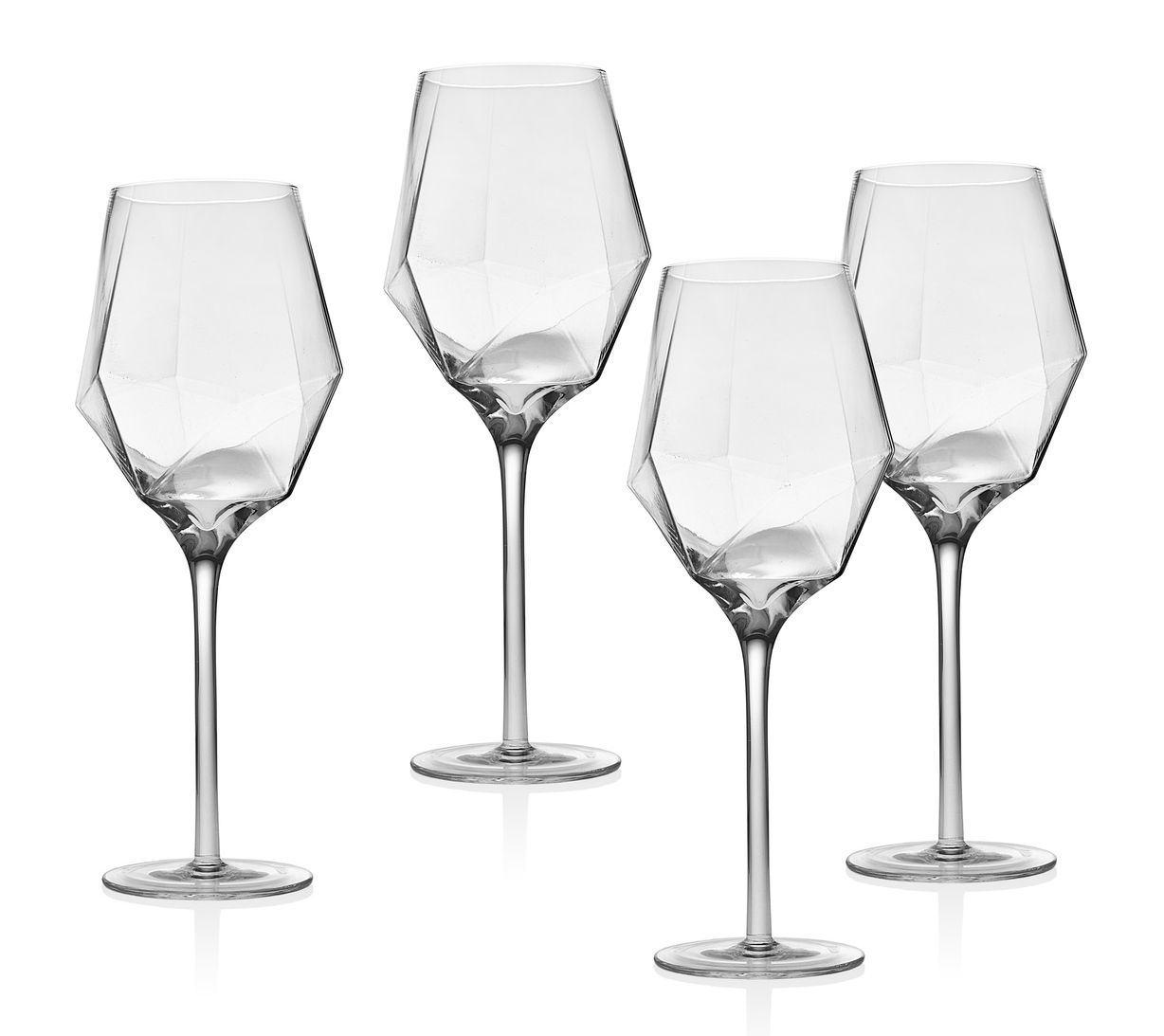 Godinger Set of 4 Isla Red Wine Goblets