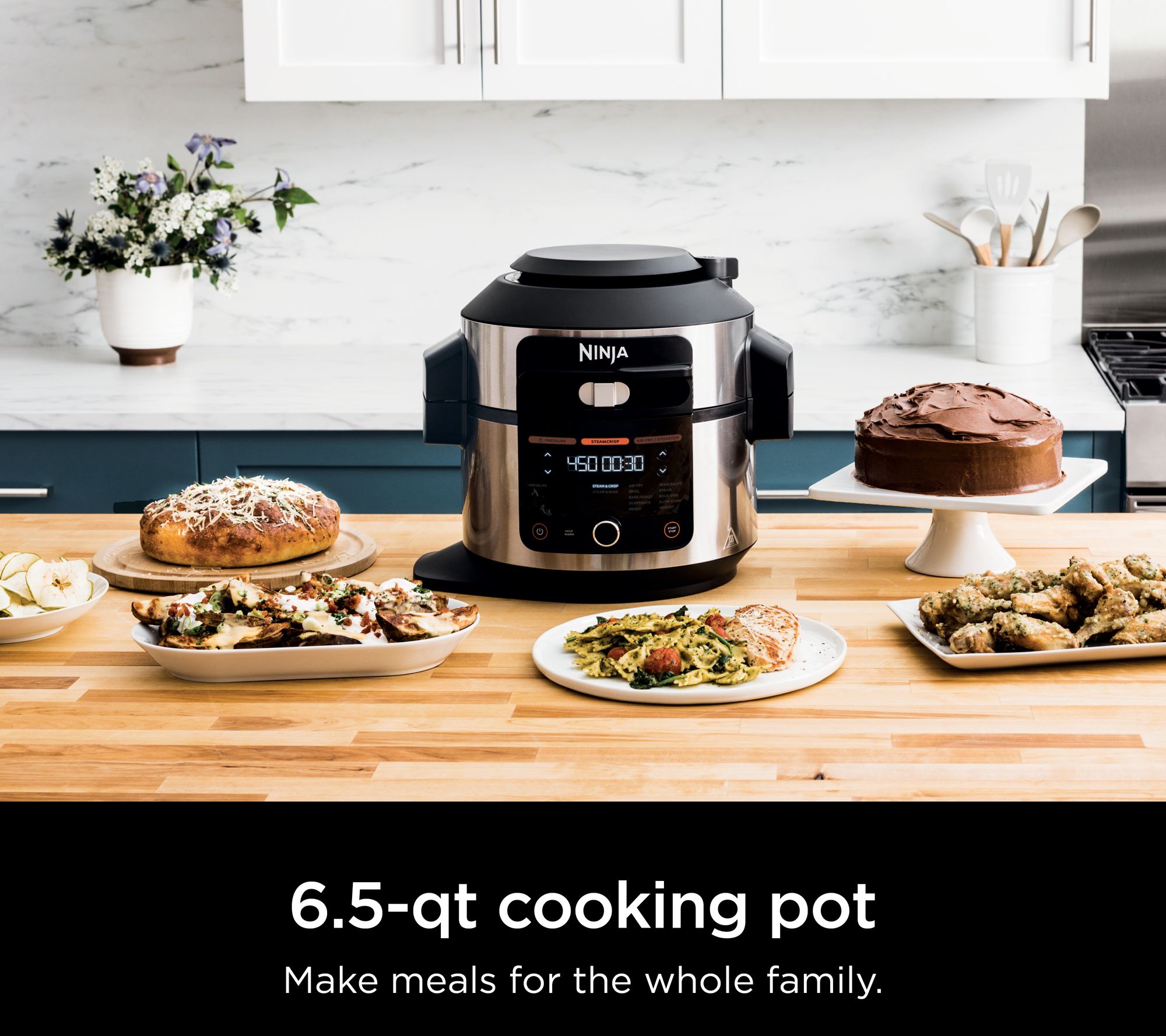 Ninja Foodi 13-in-1 6.5-qt Pressure Cooker Steam Fryer on QVC 