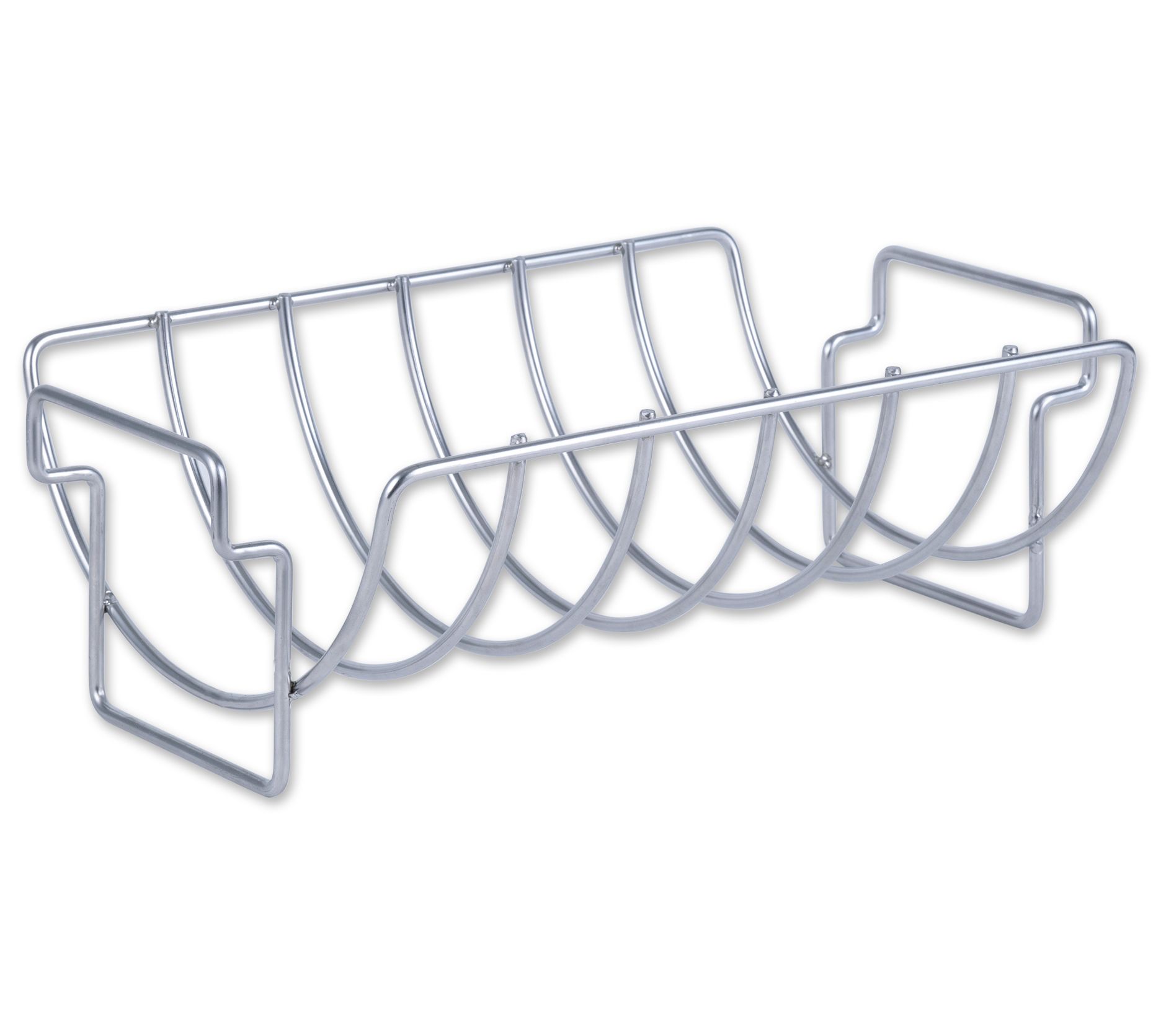 RSVP Stainless Steel Reversible Rib/Roast Rack