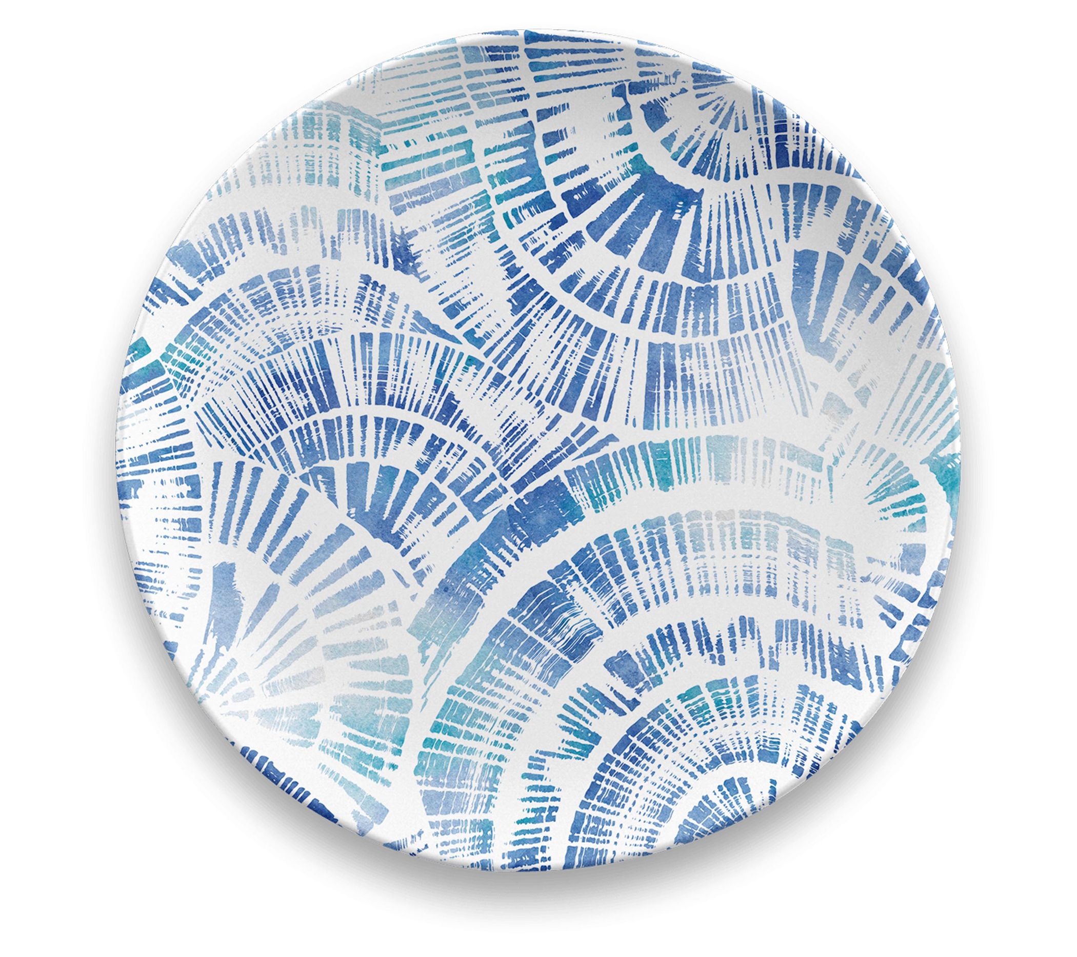 TarHong Coastal Scallops Set of 6 8.5" Salad Plates