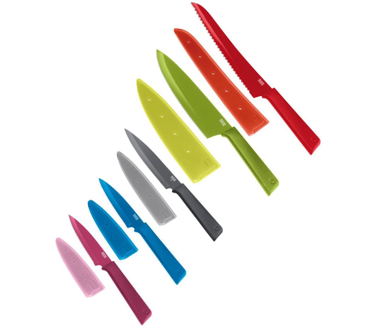 Kuhn Rikon 5-Piece Colori+ Everyday Knife Set