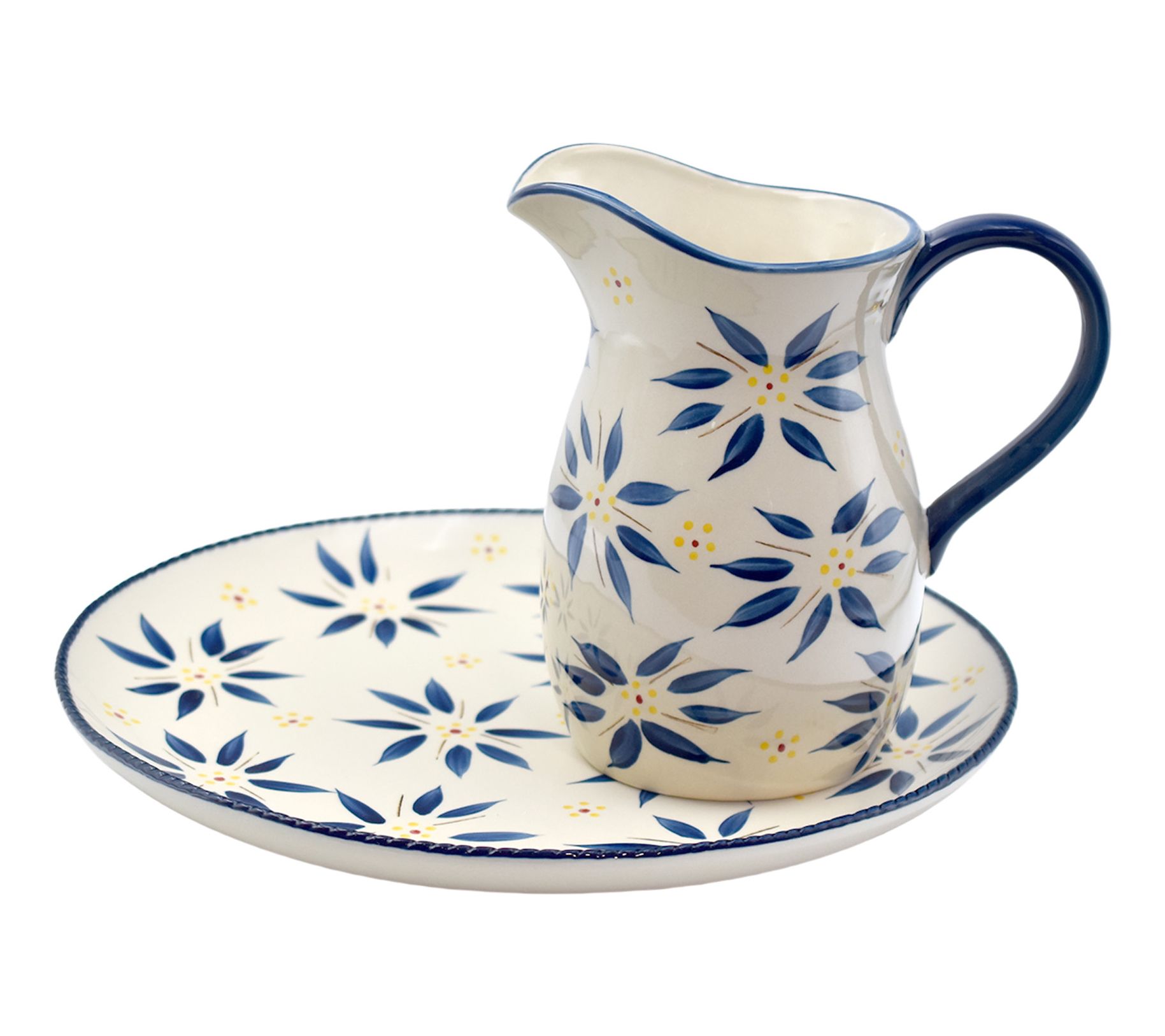 Temp-tations Old World Nostalgic Pitcher and Platter Set