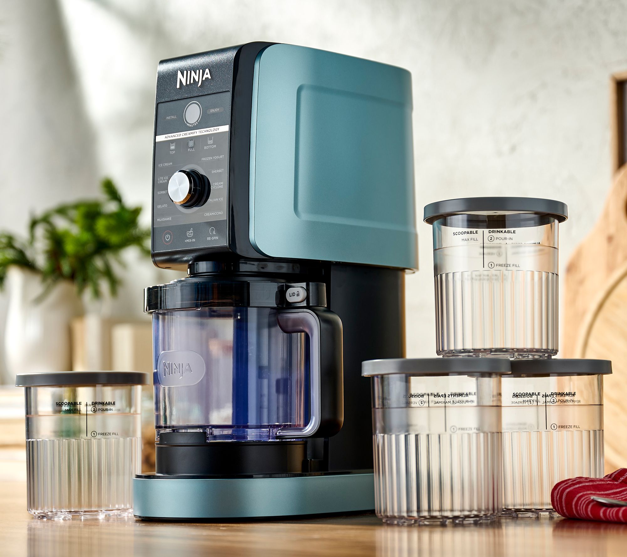 Ninja CREAMi Deluxe XL 11-in-1 Frozen Treat Maker w/ Extra Pints