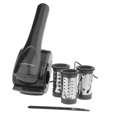 Cook's Essentials K45560 Electric Mandoline Slicer with 7 Blades & Lid -  Black for sale online