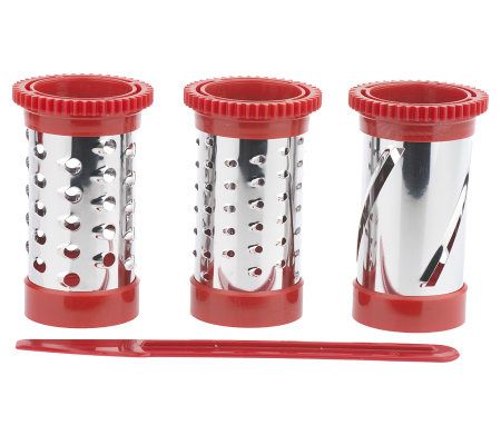 Cooks Essentials Glitz Speed Grater and Slicer with Suction Base - QVC UK