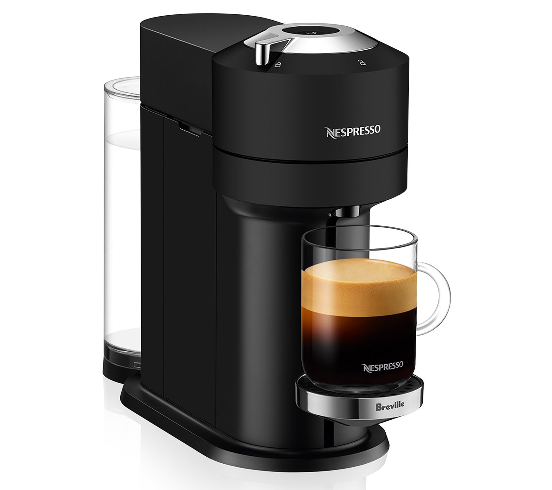 Nespresso Vertuo Next Deluxe Bundle with Frother and Voucher QVC