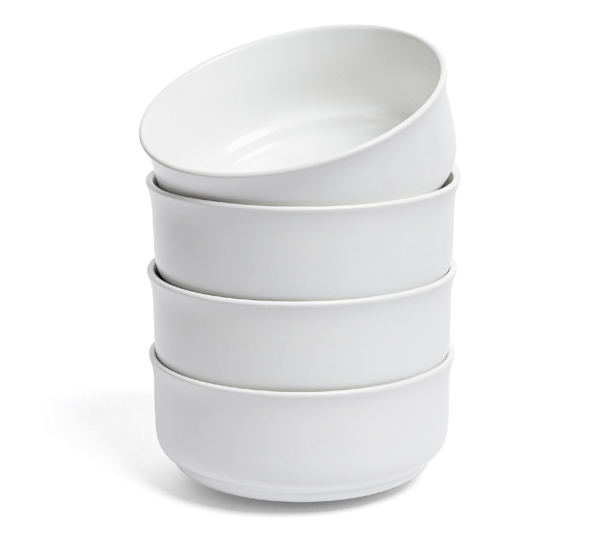 over&back Rimmed 26oz Semi-Matte Stoneware Cereal Bowls