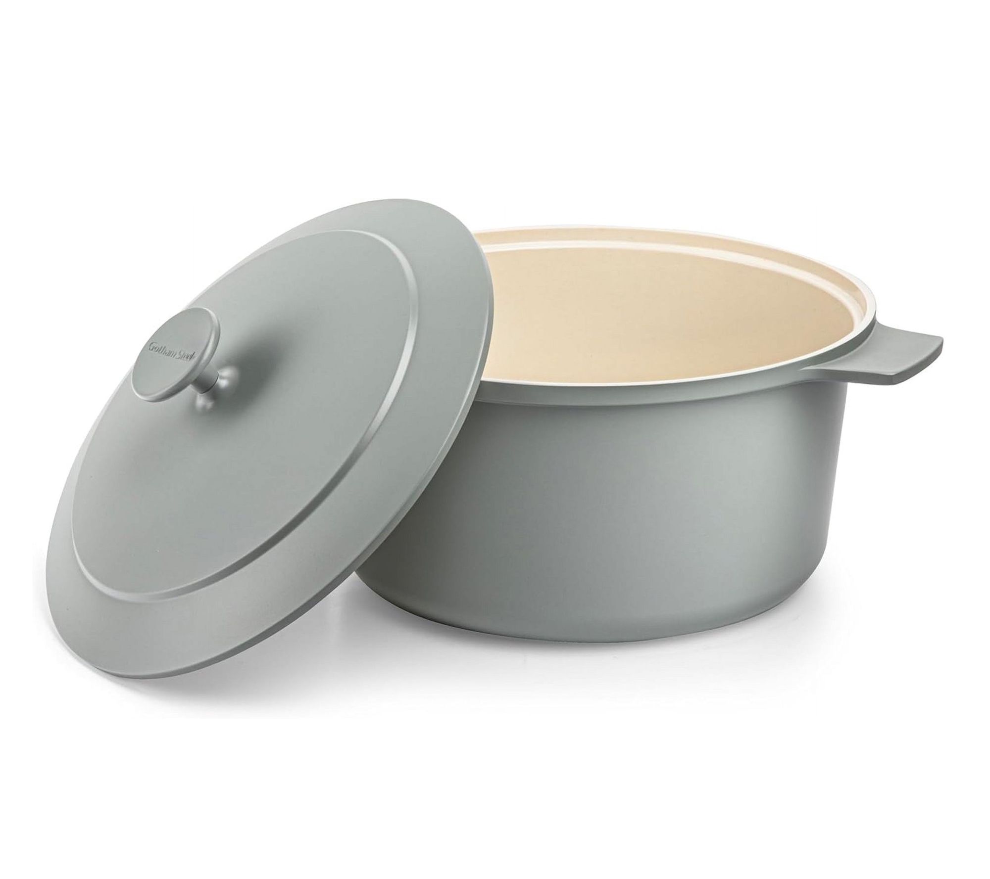 Gotham Steel 5 Quart Pot Nonstick Ceramic DutchOven With Lid
