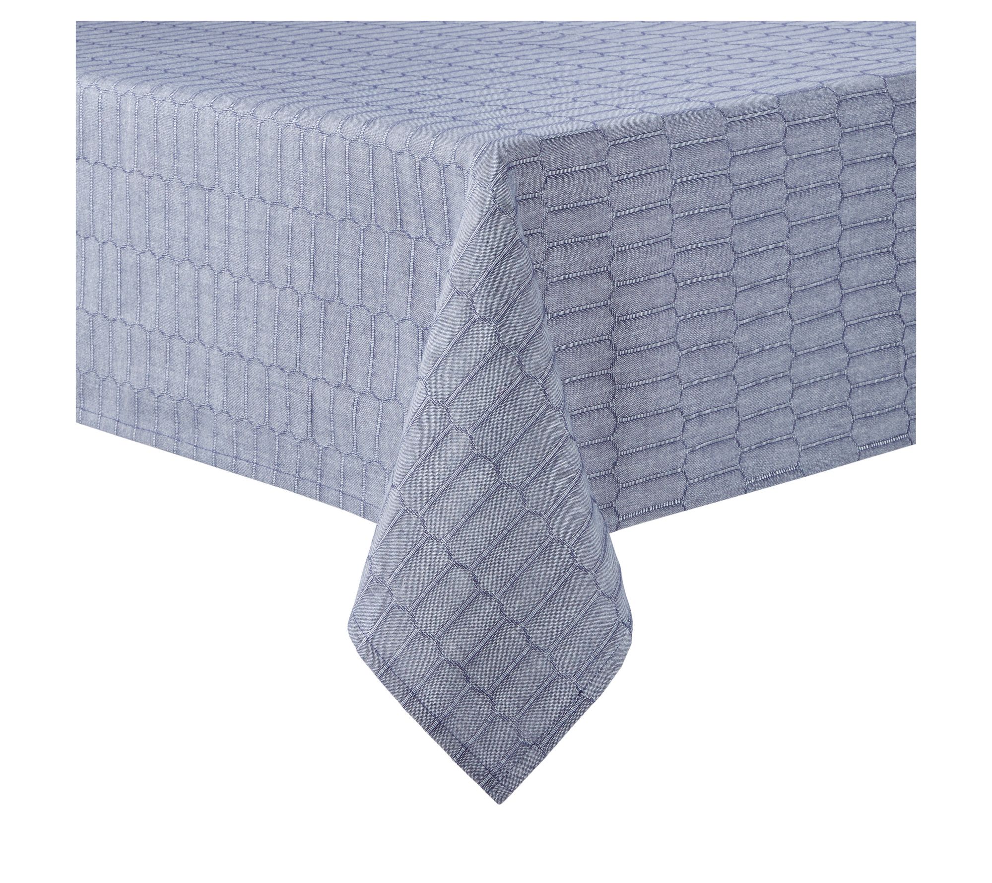 Martha Stewart Honeycomb Modern Farmhouse 60"x102" Tablecloth