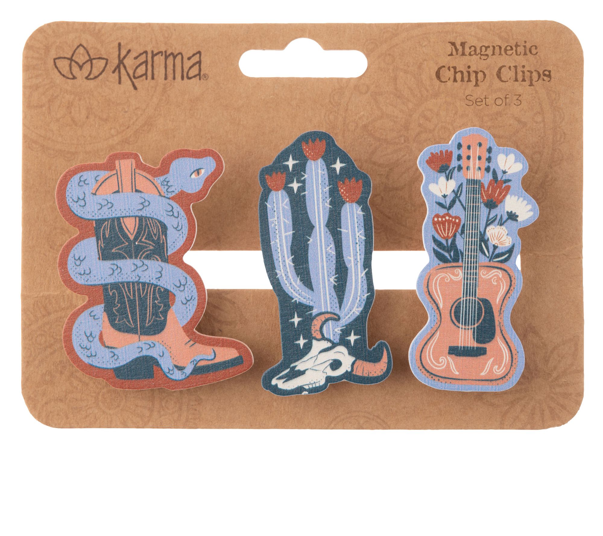 Karma Set of 3 Magnetic Chip Clips