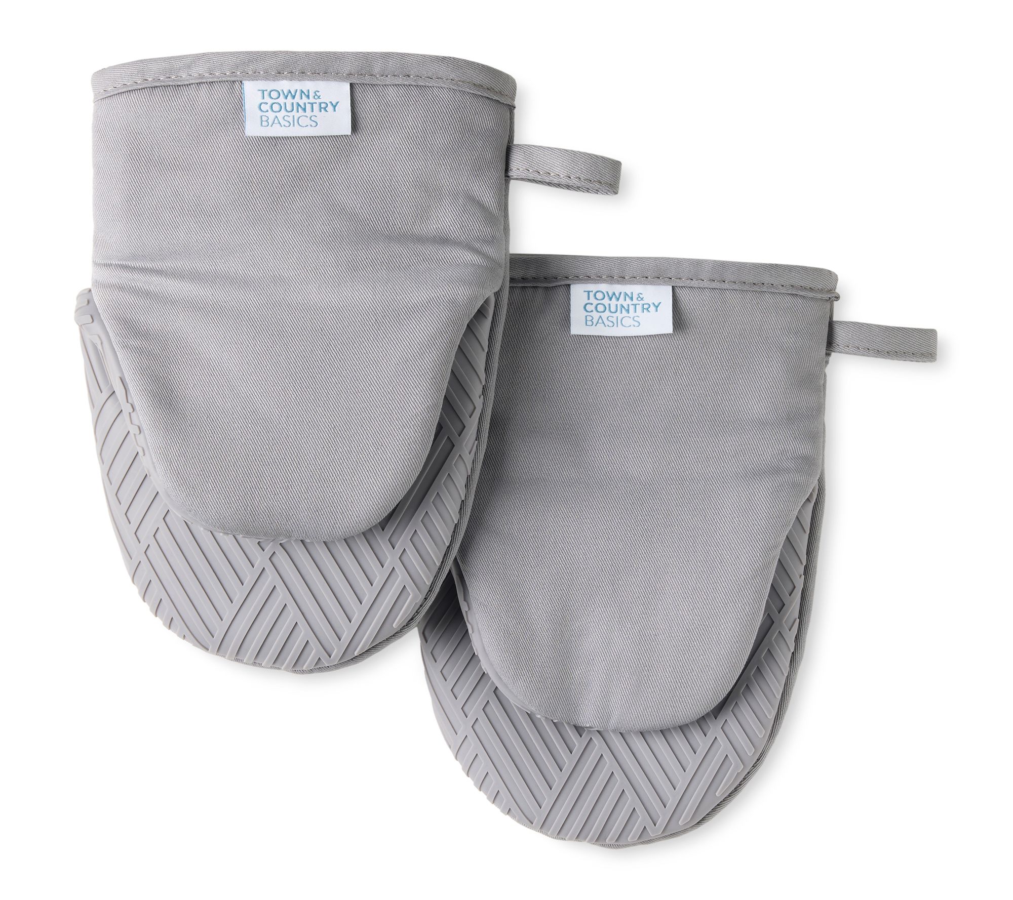 Town & Country Basics Basketweave Mini Oven Mitts 2-Pack Set