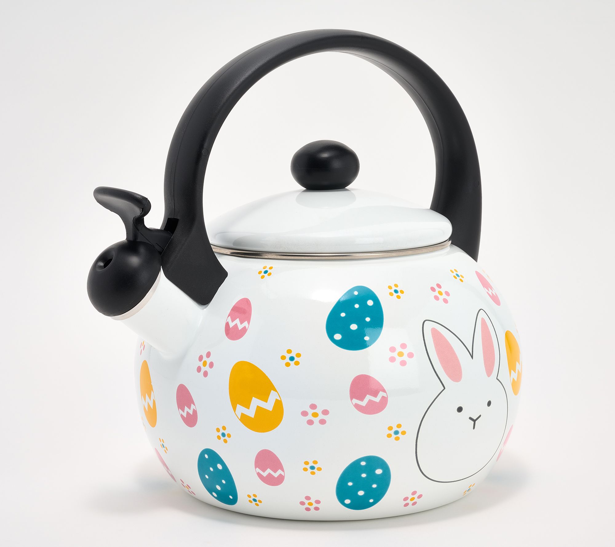 "As Is" Temp-tations 2.3qt Enamel on Steel Tea Kettle
