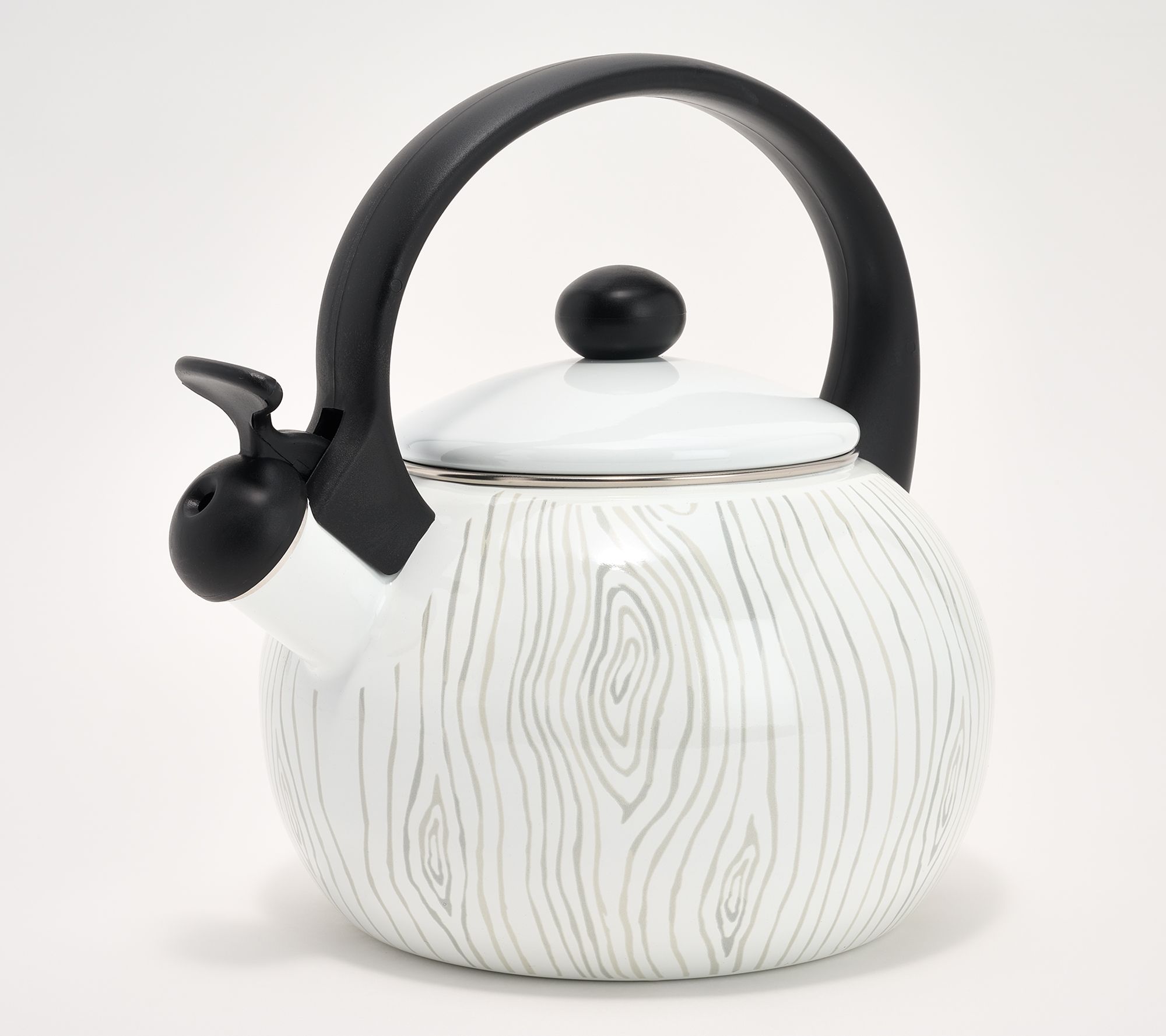 "As Is" Temp-tations 2.3qt Enamel on Steel Tea Kettle