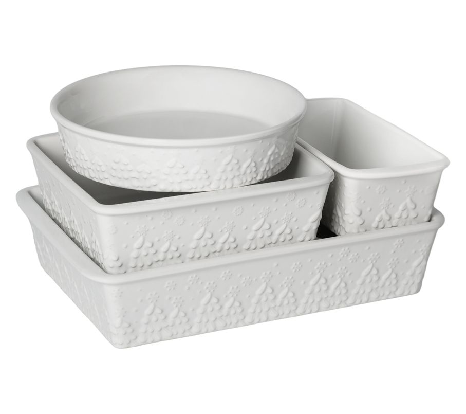 "As Is" Temp-tations Seasonal 5-Pc Nestable Bakeware Set