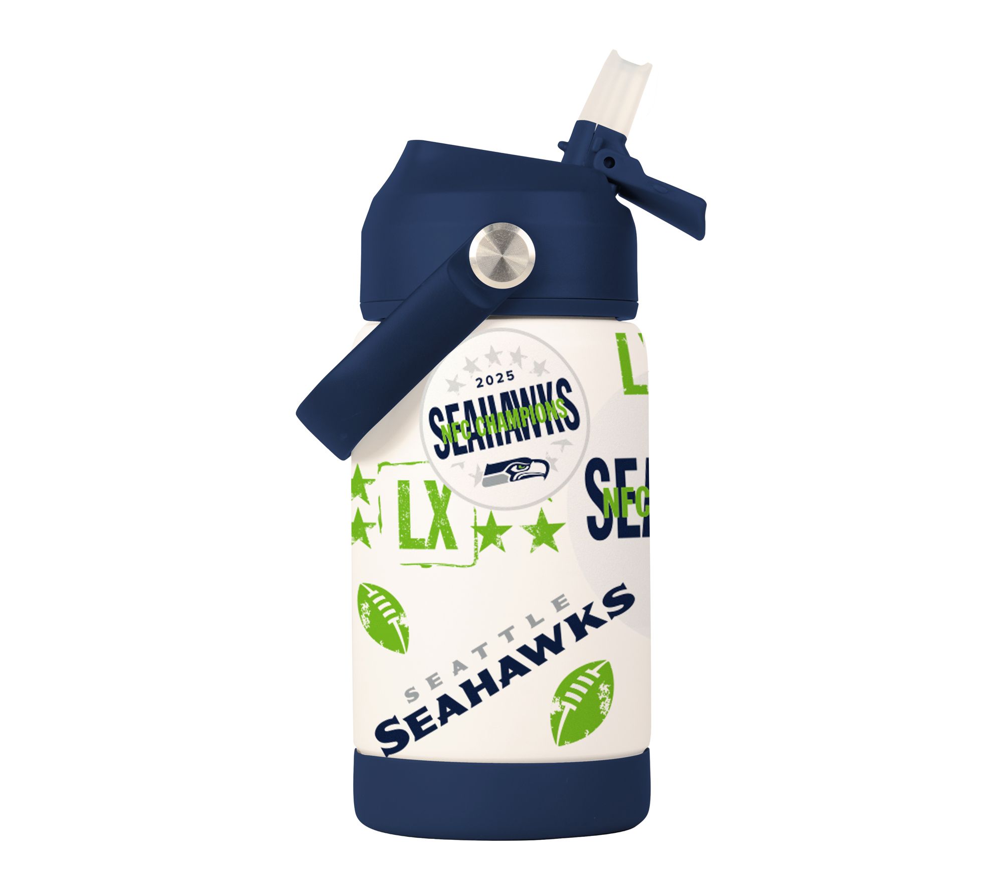  Logo Seahawks 2026 Super Bowl Champions 12oz Kids Bottle