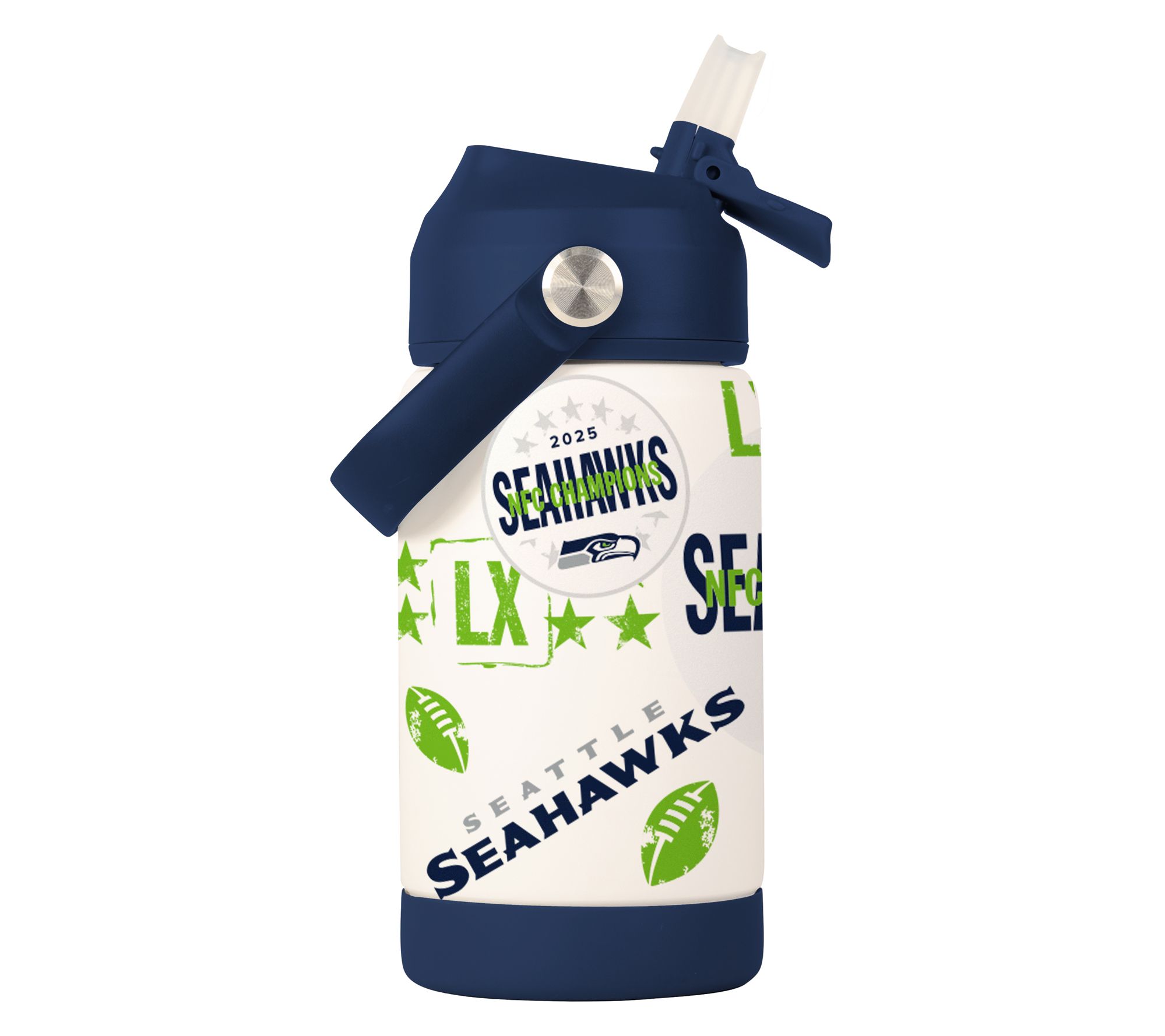 Logo Seahawks 2026 Super Bowl Champions 12oz Kids Bottle