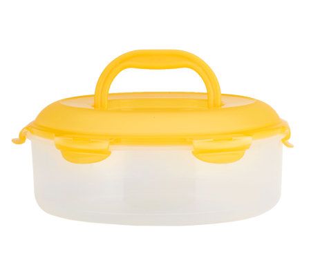 Lock & Lock Pie Carrier with Handle, Food Storage, BPA Free