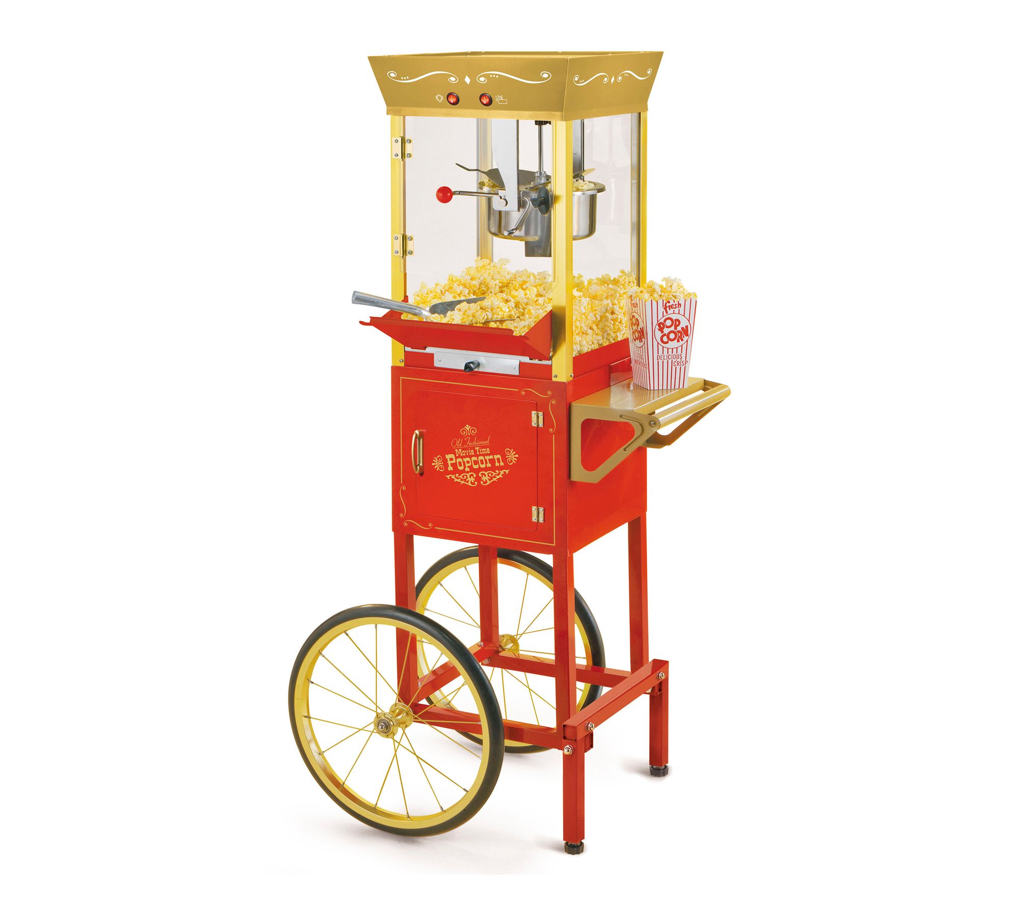 Nostalgia Vintage 8-oz. Professional Popcorn Cart, 8 -oz Kettle